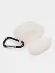 Лимонный силиконовый чехол для наушников AirPods 1, 2, с карабином