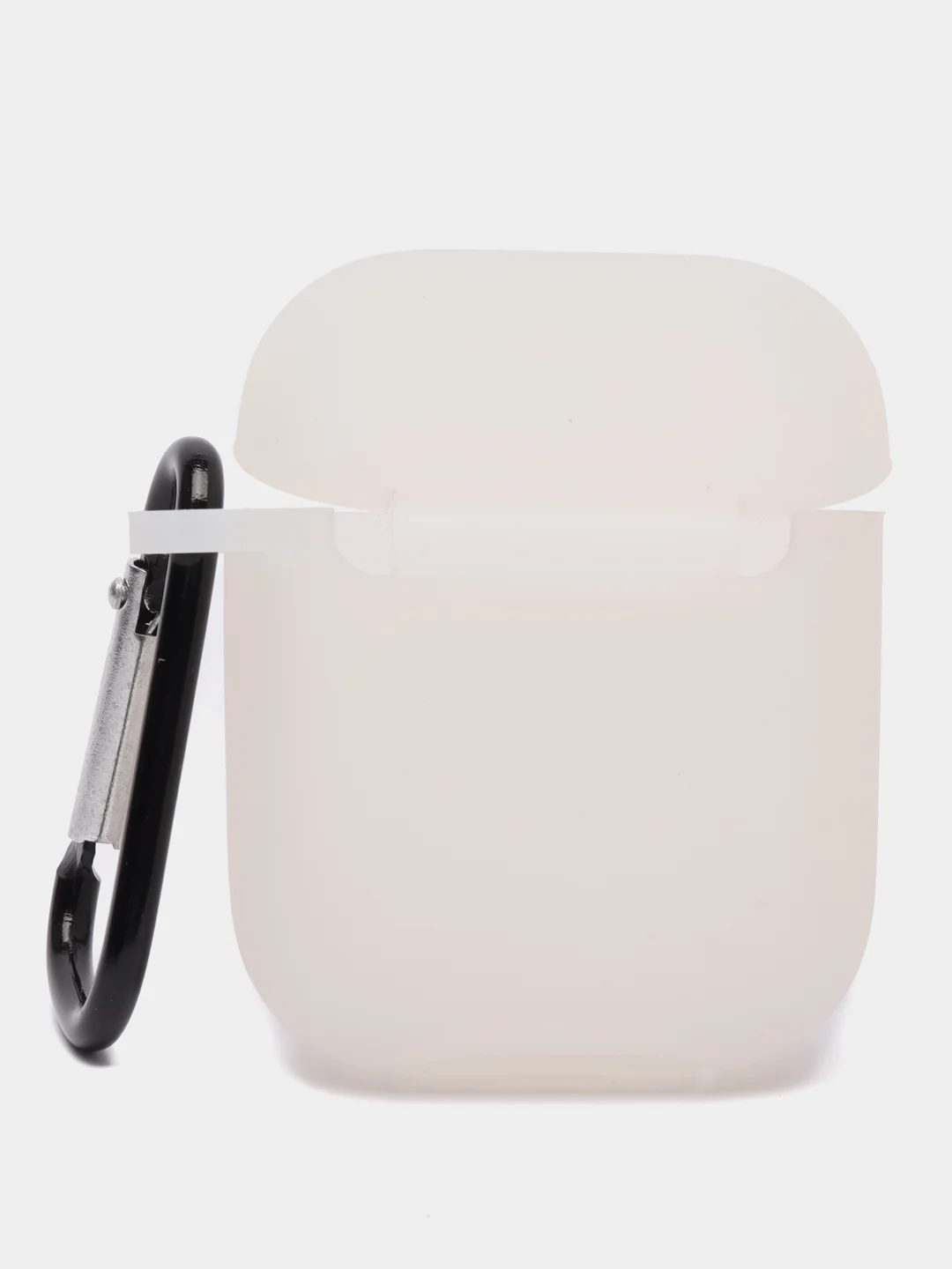 Лимонный силиконовый чехол для наушников AirPods 1, 2, с карабином