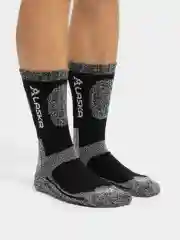 Угольный носки мужские "Аляска", утепленные