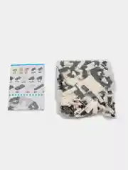 Белый блочный конструктор 3D "Милая Панда"