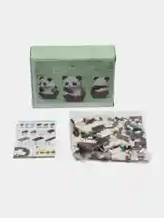 Конфетный блочный конструктор 3D "Милая Панда"