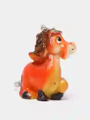 Красный брелок "Лошадка"