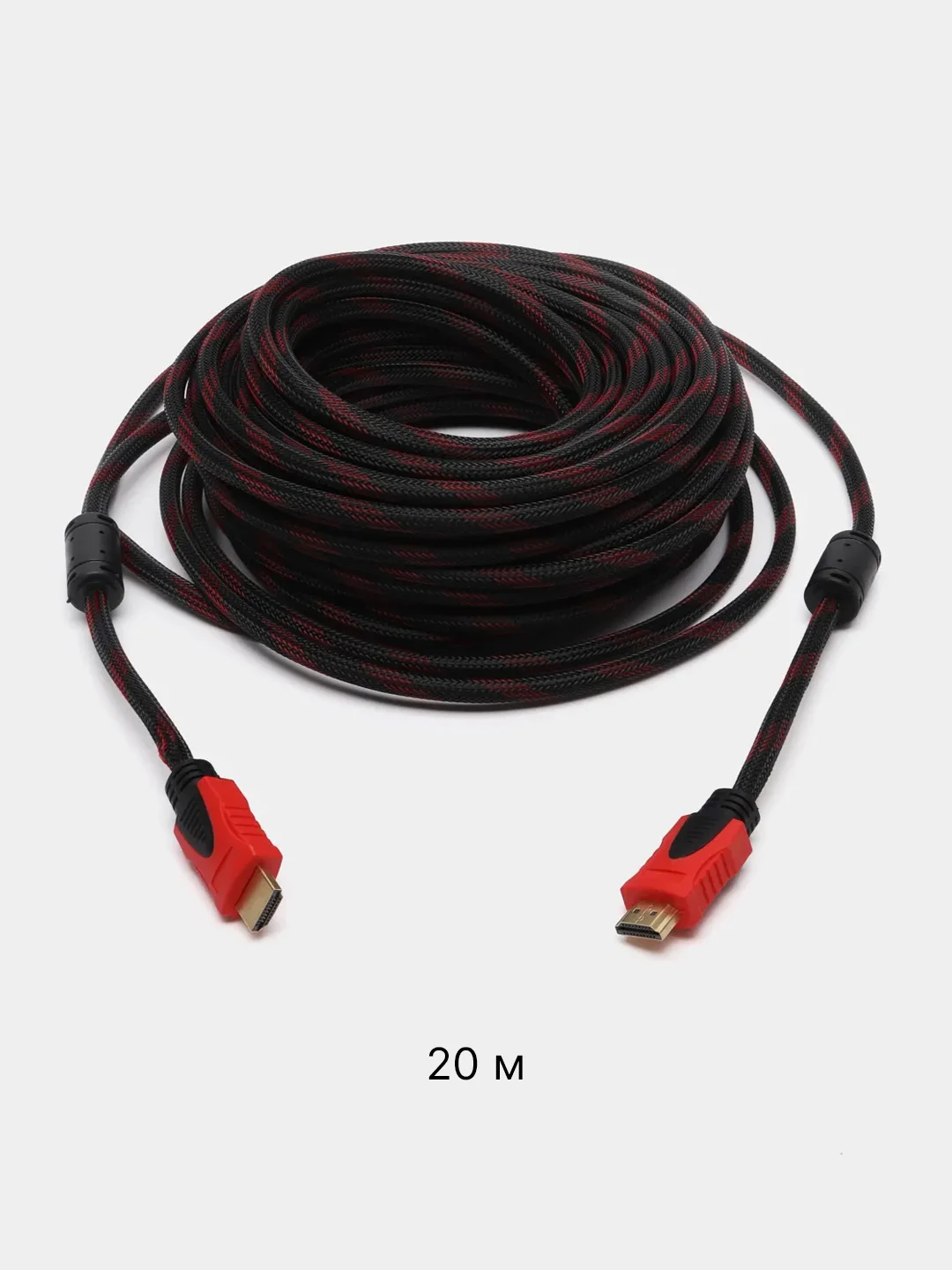 Кабель шнур Hdmi-Hdmi, 5м - 10 м - 15 м - 20 м - 25 м - 30 м, Gold, тканевый