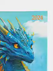 Бежевый меланж календарь листовой настенный на 2024 год, А3, 295*417