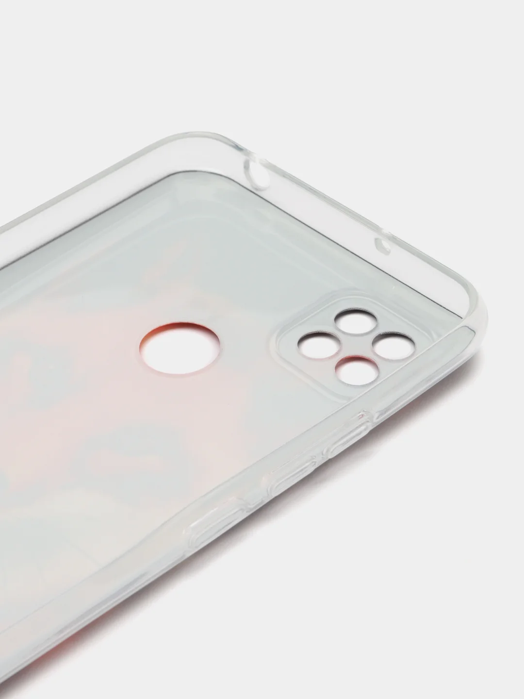 Фиолетовый чехол с рисунком на Xiaomi Redmi 9A / Redmi 9C, матовый