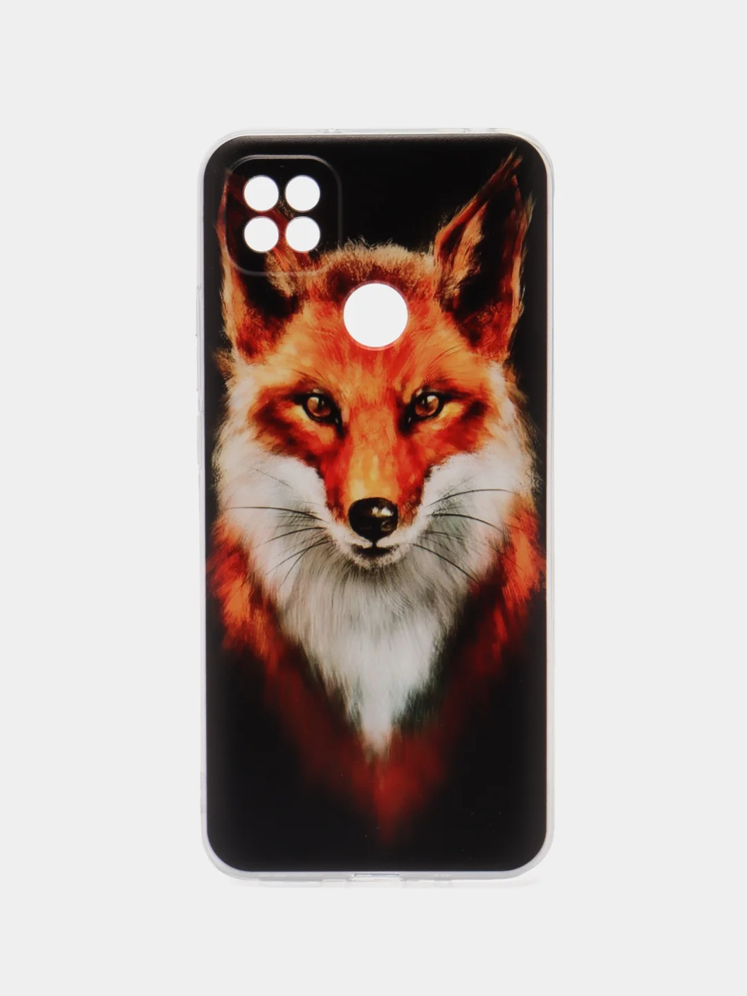 Фиолетовый чехол с рисунком на Xiaomi Redmi 9A / Redmi 9C, матовый