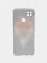 Фиолетовый чехол с рисунком на Xiaomi Redmi 9A / Redmi 9C, матовый