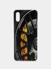 Черный чехол с рисунком на Xiaomi Redmi 9A / Redmi 9C, матовый