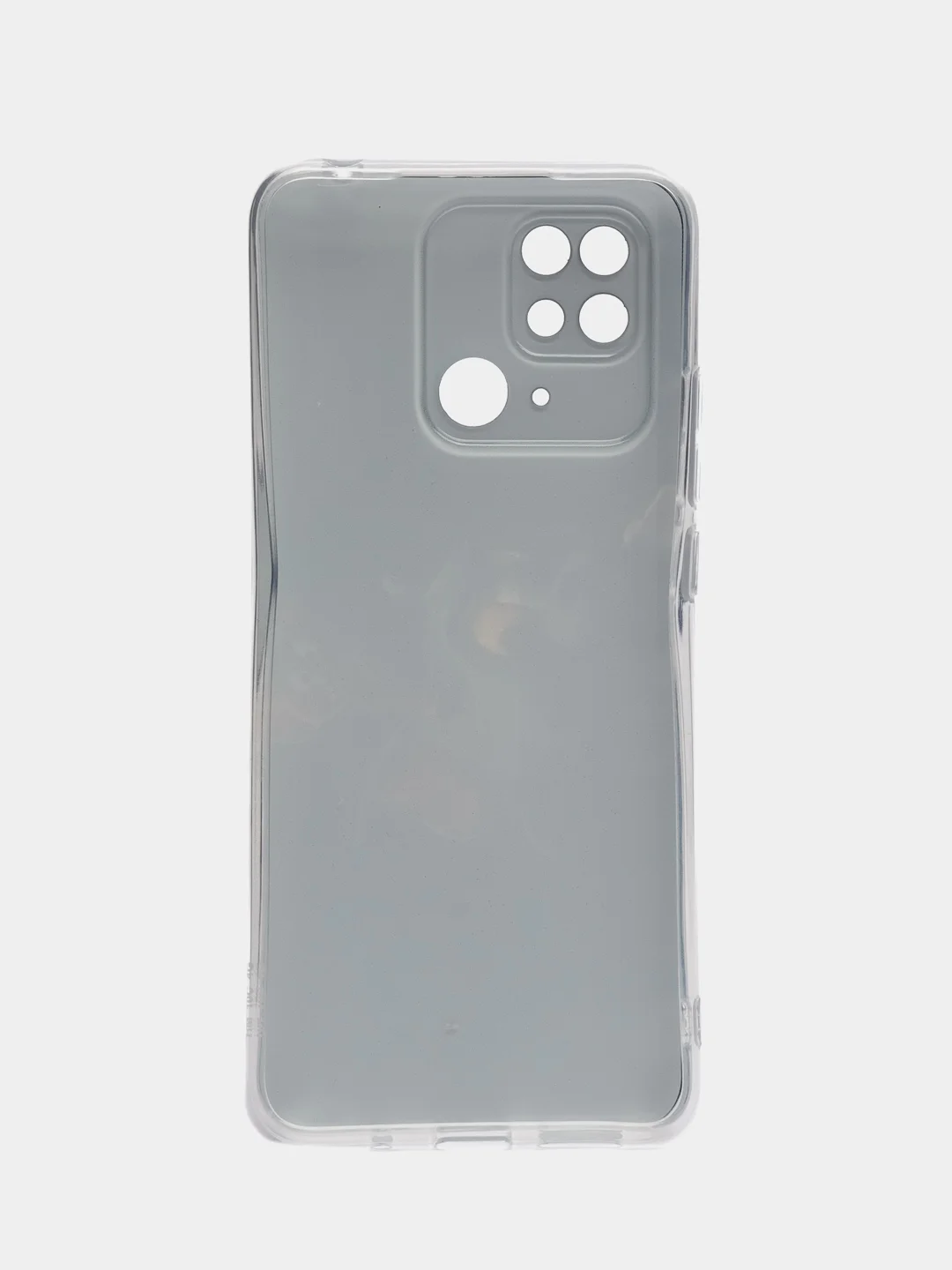 Серый металлик чехол на Xiaomi Redmi 10C / Сяоми Редми 10С прозрачный, с рисунком, защита камеры