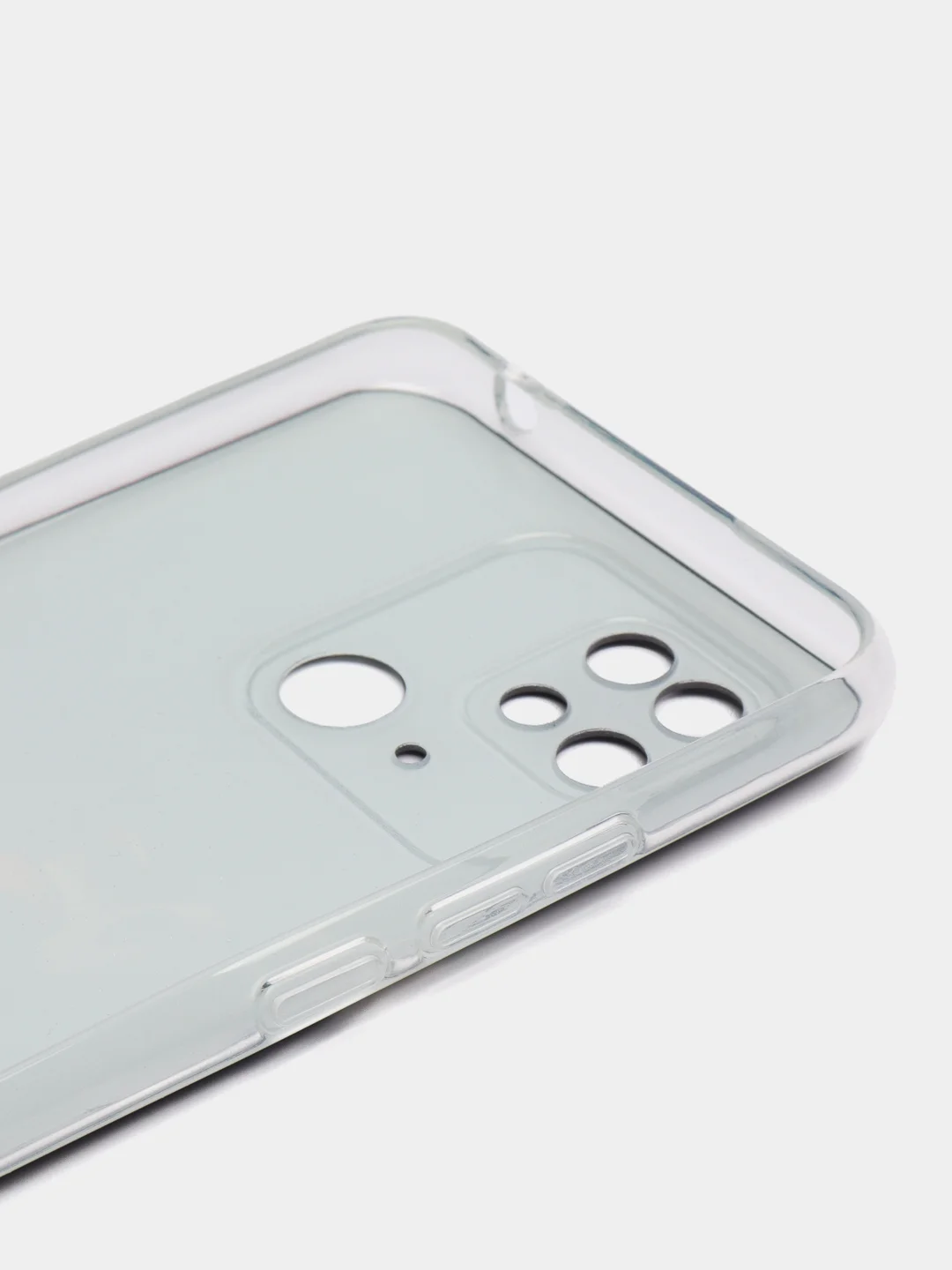 Серый металлик чехол на Xiaomi Redmi 10C / Сяоми Редми 10С прозрачный, с рисунком, защита камеры