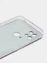 Серый металлик чехол на Xiaomi Redmi 10C / Сяоми Редми 10С прозрачный, с рисунком, защита камеры