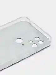 Синий чехол на Xiaomi Redmi 10C / Сяоми Редми 10С прозрачный, с рисунком, защита камеры