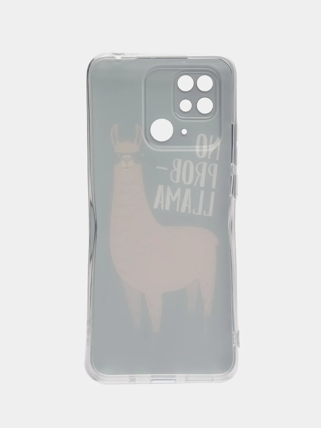 Синий чехол на Xiaomi Redmi 10C / Сяоми Редми 10С прозрачный, с рисунком, защита камеры