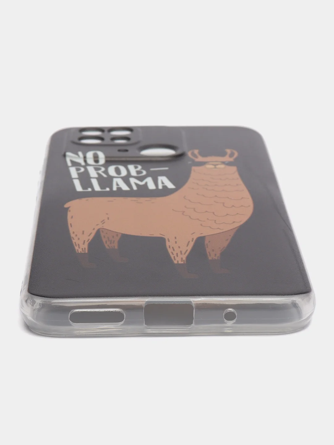 Синий чехол на Xiaomi Redmi 10C / Сяоми Редми 10С прозрачный, с рисунком, защита камеры