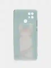 Темно-синий чехол на Xiaomi Redmi 10C / Сяоми Редми 10С прозрачный, с рисунком, защита камеры