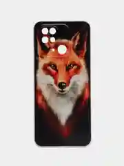 Терракотовый чехол на Xiaomi Redmi 10C / Сяоми Редми 10С прозрачный, с рисунком, защита камеры