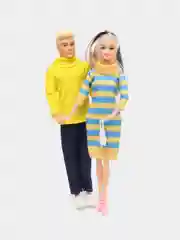 Горчичный набор кукол Miss Kapriz "Семья", в пакете