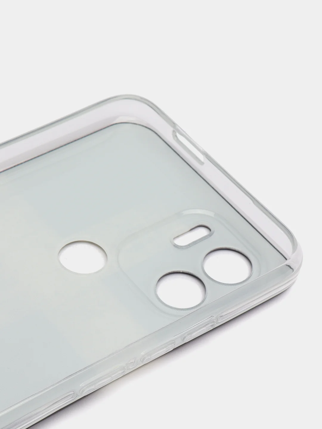 Серый металлик чехол для Xiaomi Redmi A1 Plus / A1+, A2+, Poco C51 (Сяоми Редми А1 Плюс / А1+) с рисунком