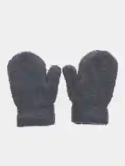 Серый варежки для детей, вязанные, 1-4 года