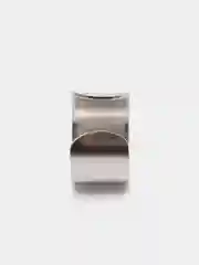 Серый сережка-кафф из медицинской стали, 1 штука, моно-серьга, серьги обманка, каф, пирсинг