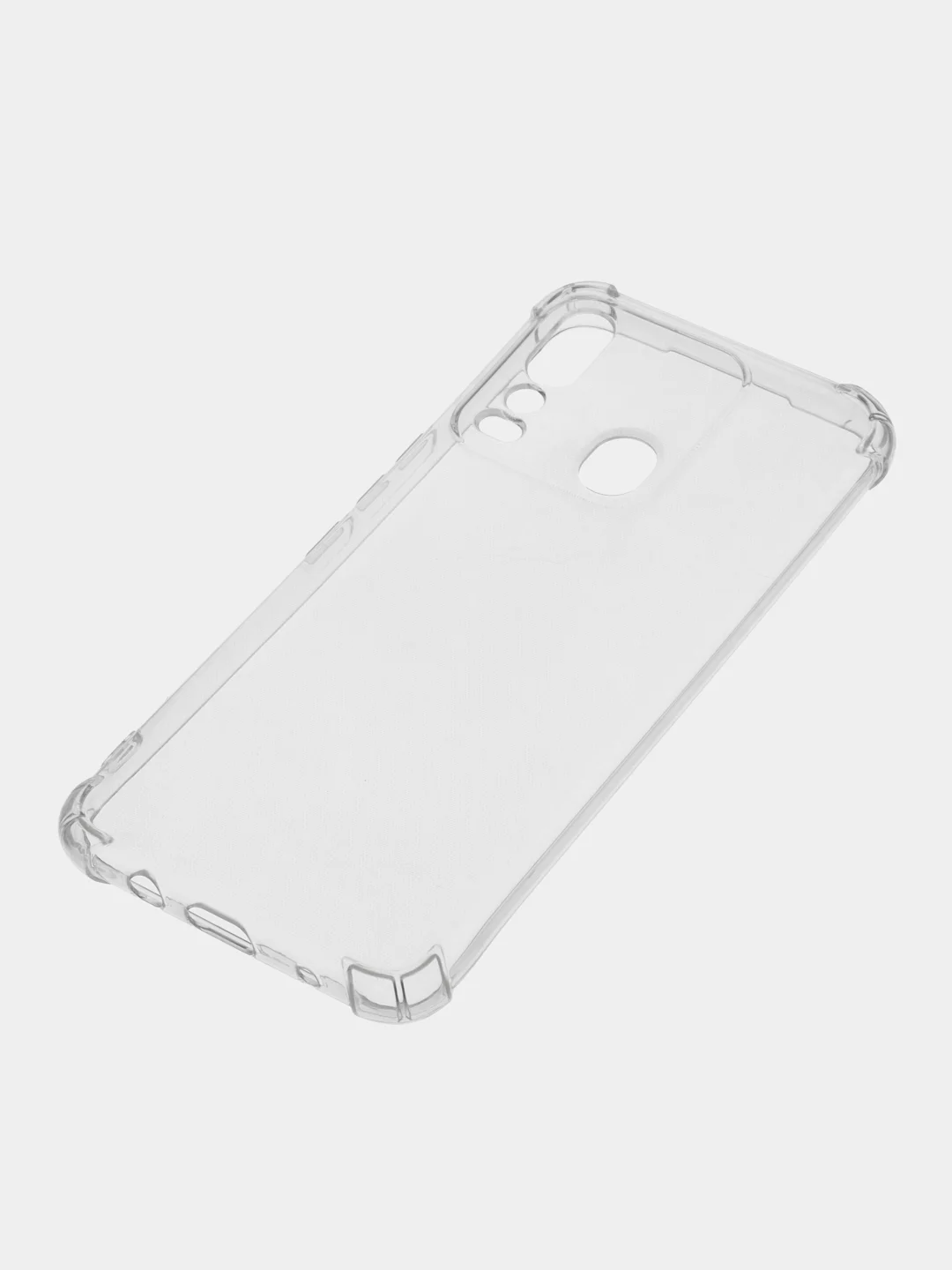Прозрачный чехол прозрачный с защитой углов и камеры для Tecno Spark 8, 8T