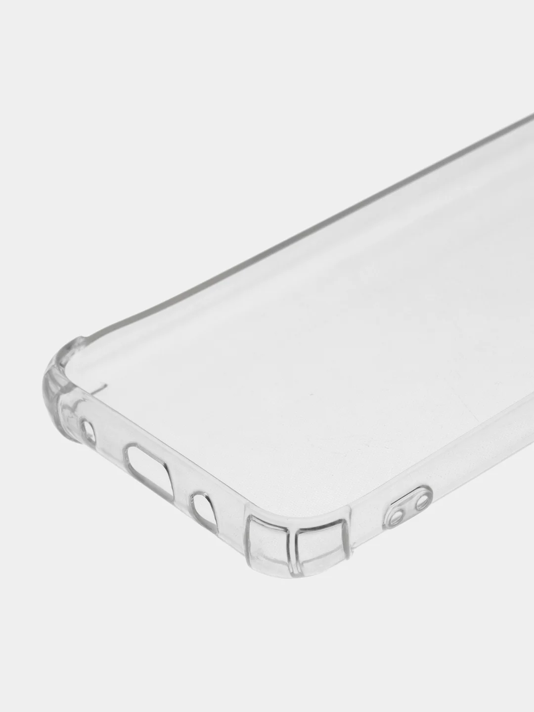 Прозрачный чехол прозрачный с защитой углов и камеры для Tecno Spark 8, 8T