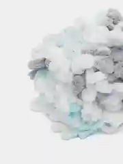 Мятный пряжа Alize Puffy Fine color 5 штук  петельки маленькие