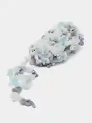 Мятный пряжа Alize Puffy Fine color 5 штук  петельки маленькие