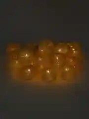 Гирлянда прозрачная нить "Клубки золотистые", 5 м, IP20, 20LED, свечение тёплое белое