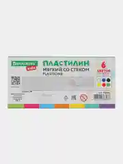 Пластилин, 6 цветов