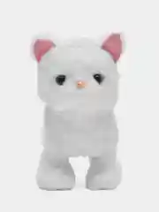 Кошка белая, на батарейках, 18 х 18 х 10 см