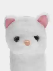 Кошка белая, на батарейках, 18 х 18 х 10 см