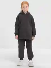 Черный детский спортивный костюм, утепленный, с начесом, на флисе