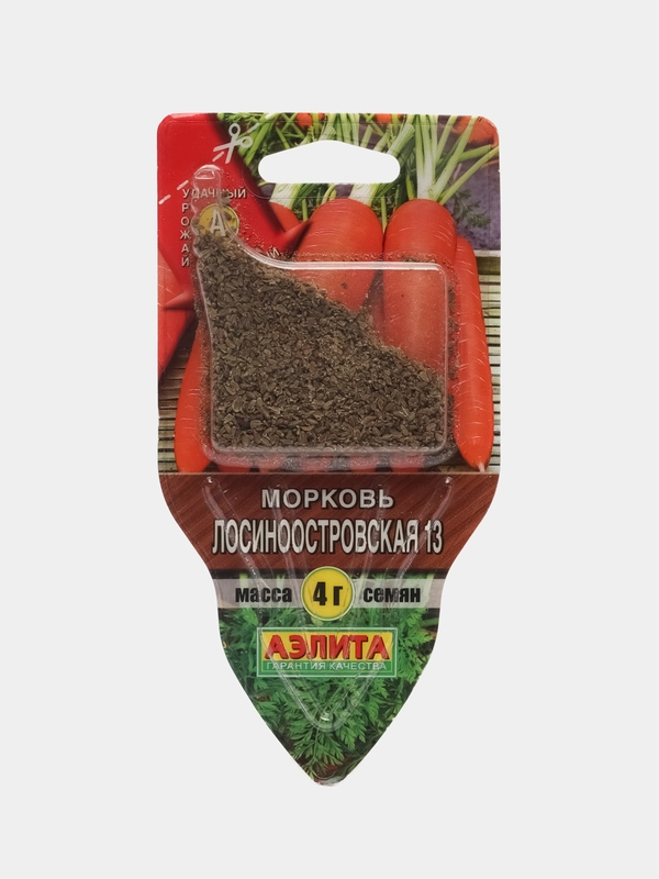 Морковь "Лосиноостровская 13", 4 г, Сеялка, Аэлита