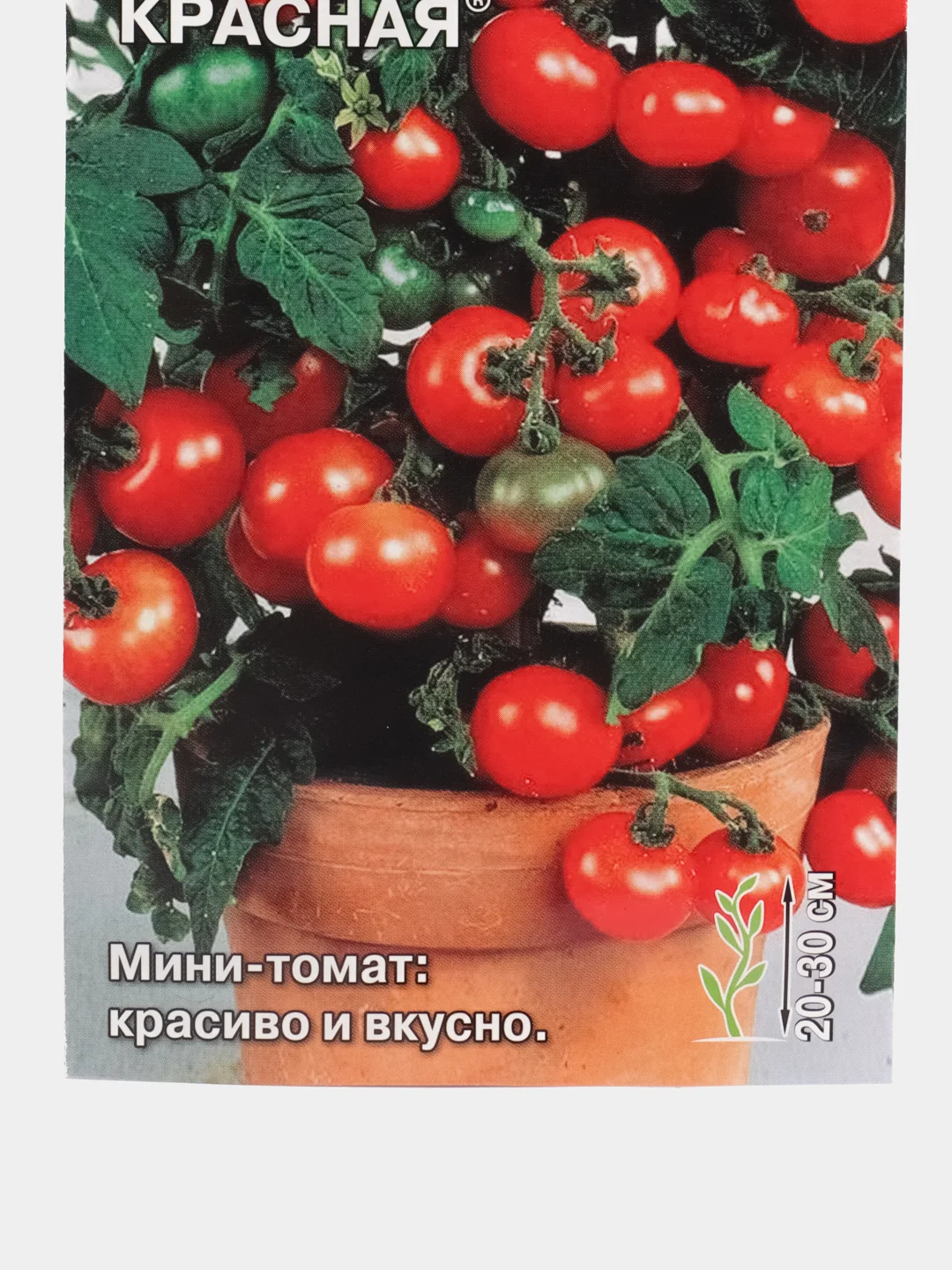 Томат Жемчужина красная, Седек, 0,1 г, подходит для выращивания на балконе или подоконнике