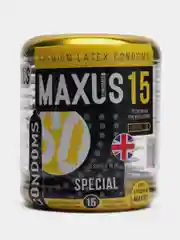 Презервативы с точками и ребрами Maxus "Special", 15 штук, кейс в комплекте