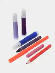 Белый детский набор для рисования, фломастеры, карандаши, краски, ZifaPhoto