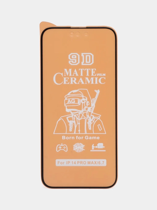 Защитная пленка iphone 14 pro, 14 pro max, керамическое, матовое apple
