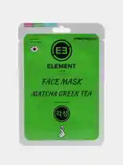 Зеленый тканевая маска для лица Element, увлажняющая, питающая