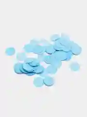 Голубой конфетти круглые
