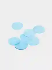 Голубой конфетти круглые