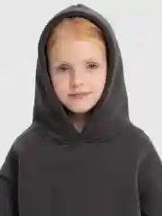Черный детский спортивный костюм, утепленный, с начесом, на флисе
