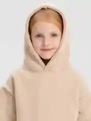 Бежевый детский спортивный костюм, утепленный, с начесом, на флисе