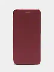 Багровый чехол книжка Huawei Honor 50 Lite, Nova 8i (Хуавей Хонор 50 лайт, Нова 8 ай)