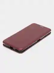 Багровый чехол книжка Huawei Honor 50 Lite, Nova 8i (Хуавей Хонор 50 лайт, Нова 8 ай)
