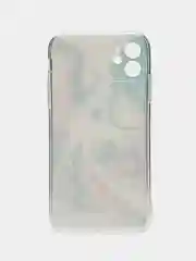 Серый меланж чехол для iPhone 11, с принтом, силиконовый