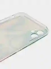 Серый меланж чехол для iPhone 11, с принтом, силиконовый