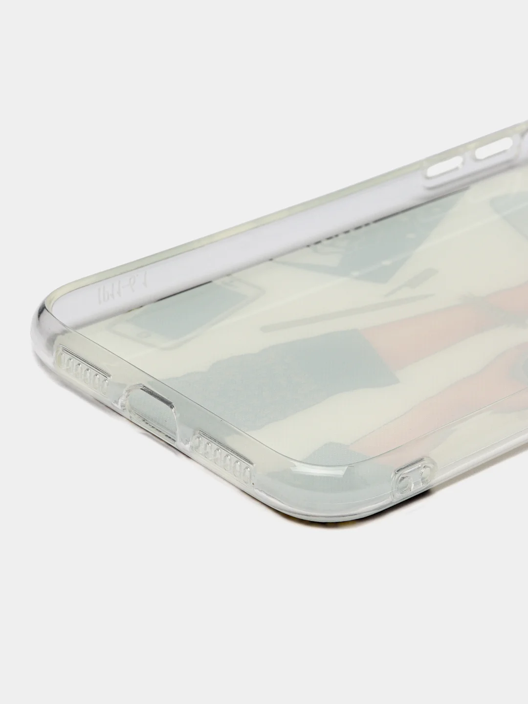 Серебряный чехол для iPhone 11, с принтом, силиконовый