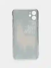 Синий чехол для iPhone 11, с принтом, силиконовый