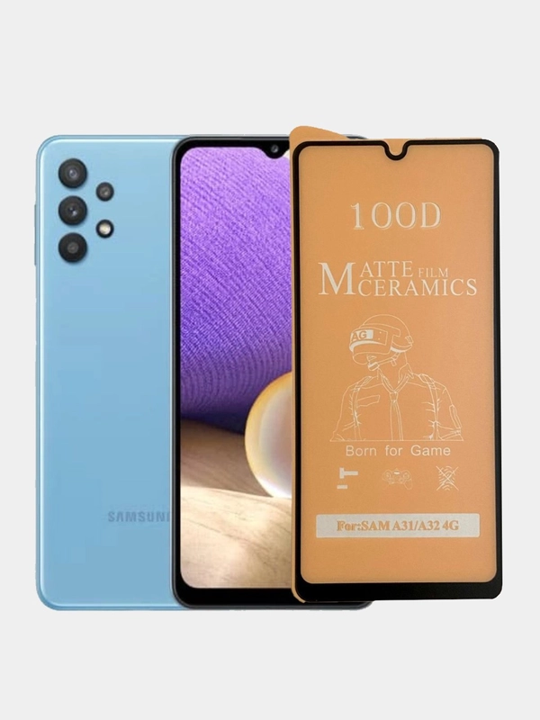 Матовое гибкое защитное стекло, пленка для Samsung A22 / A31 / A32 4G